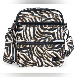 NEW Lug Can Can XL Convertible Crossbody Belt Bag in Zebra Sand